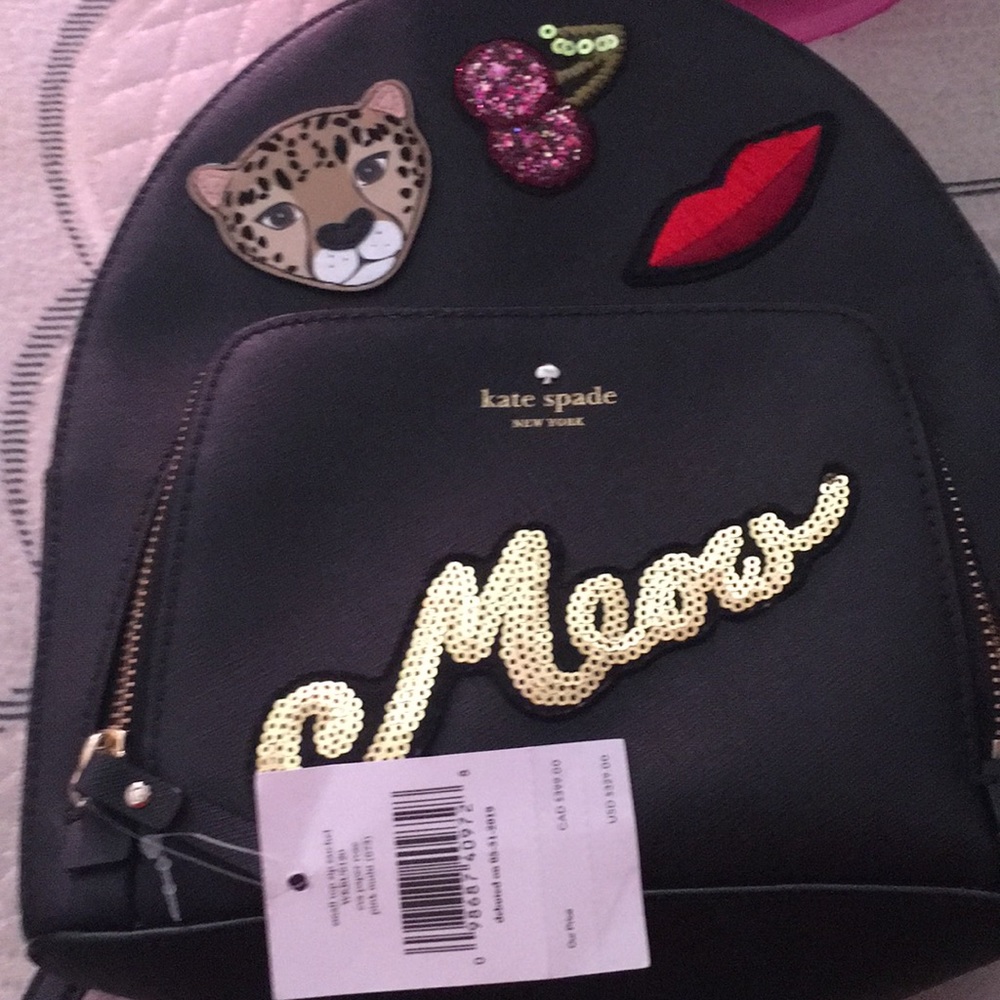 NWT Kate Spade Leopard Tomi Run Wild Backpack